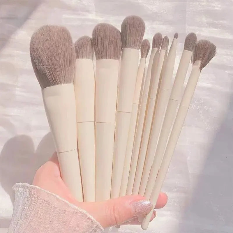 Mocha & Cream Brush Set - AureliaBelle.