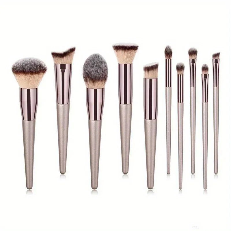 Champagne Rose Gold Brush Set - AureliaBelle.