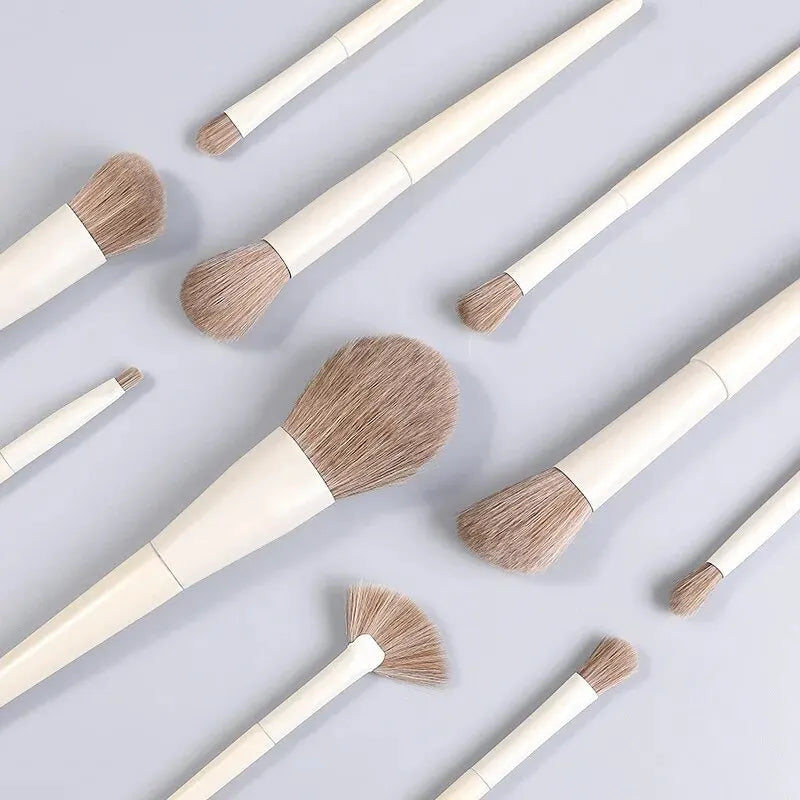 Mocha & Cream Brush Set - AureliaBelle.