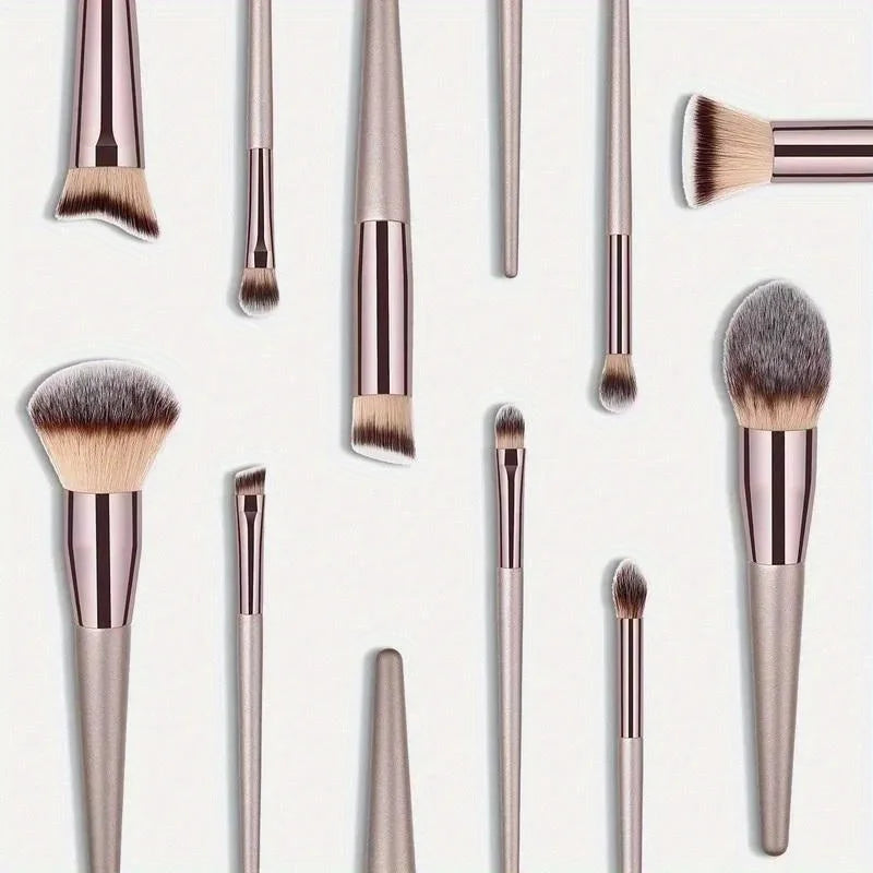 Champagne Rose Gold Brush Set - AureliaBelle.