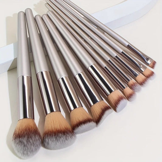 Champagne Rose Gold Brush Set - AureliaBelle.